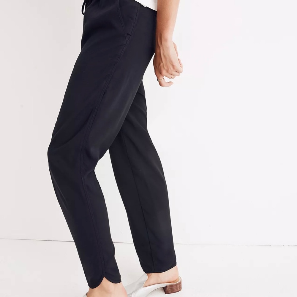 Madewell Black Track Trouser